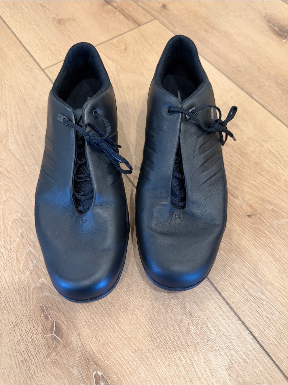 Porsche Design Men’s Black Leather Driving Shoes Lace Up Size 10 - Picture 5 of 12
